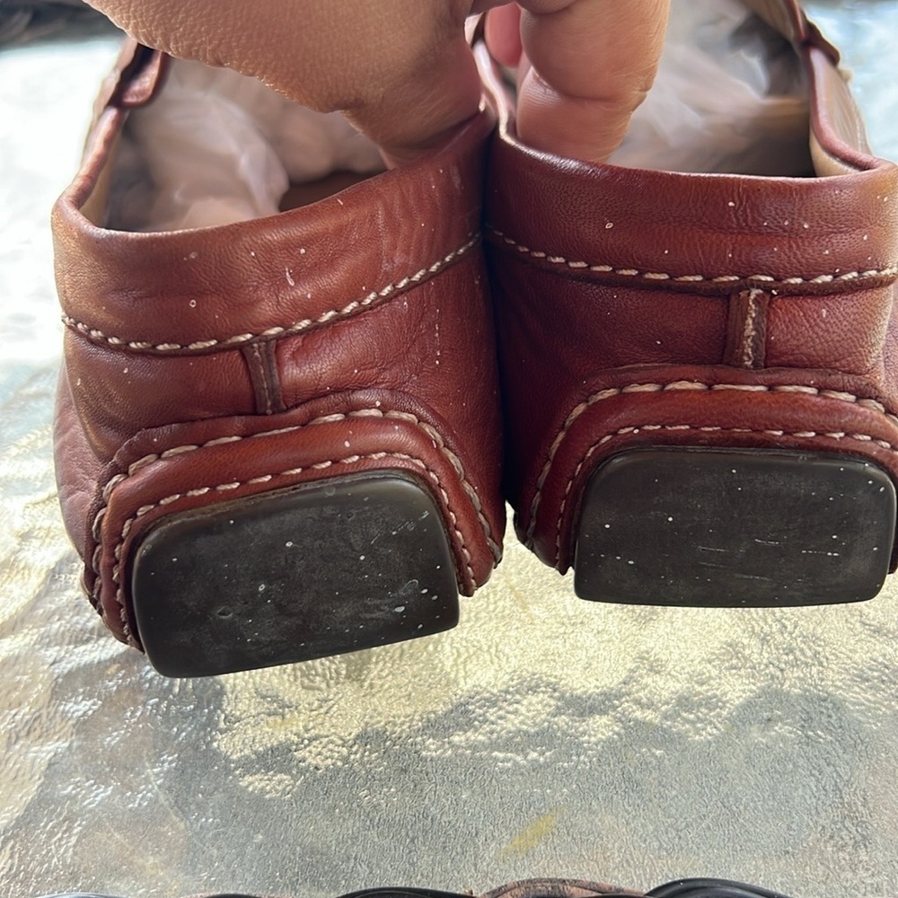 Robert Zur Sven Men’s Leather Penny Loafers Driving Moccasins Brown Size 11.5M - Picture 2 of 12